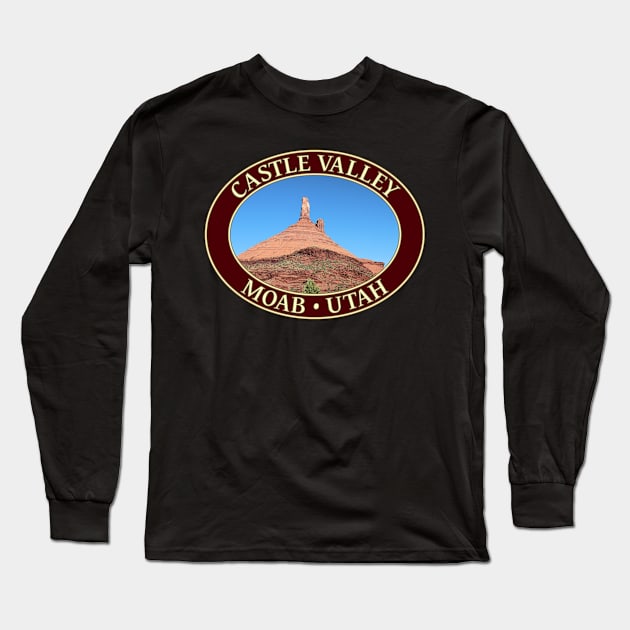 Castle Valley in Moab, Utah Long Sleeve T-Shirt by GentleSeas